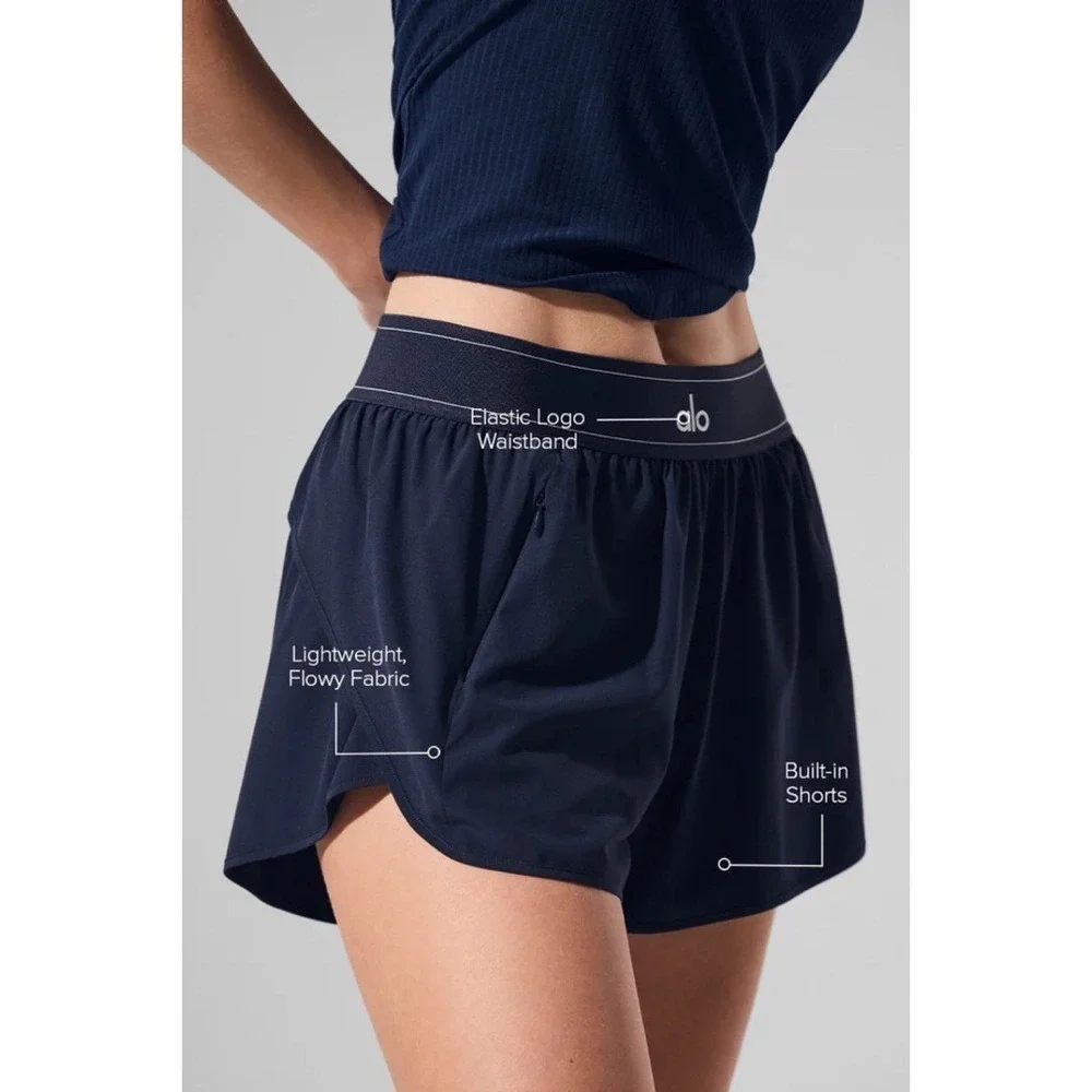 Alo Yoga Match Point Short Navy M